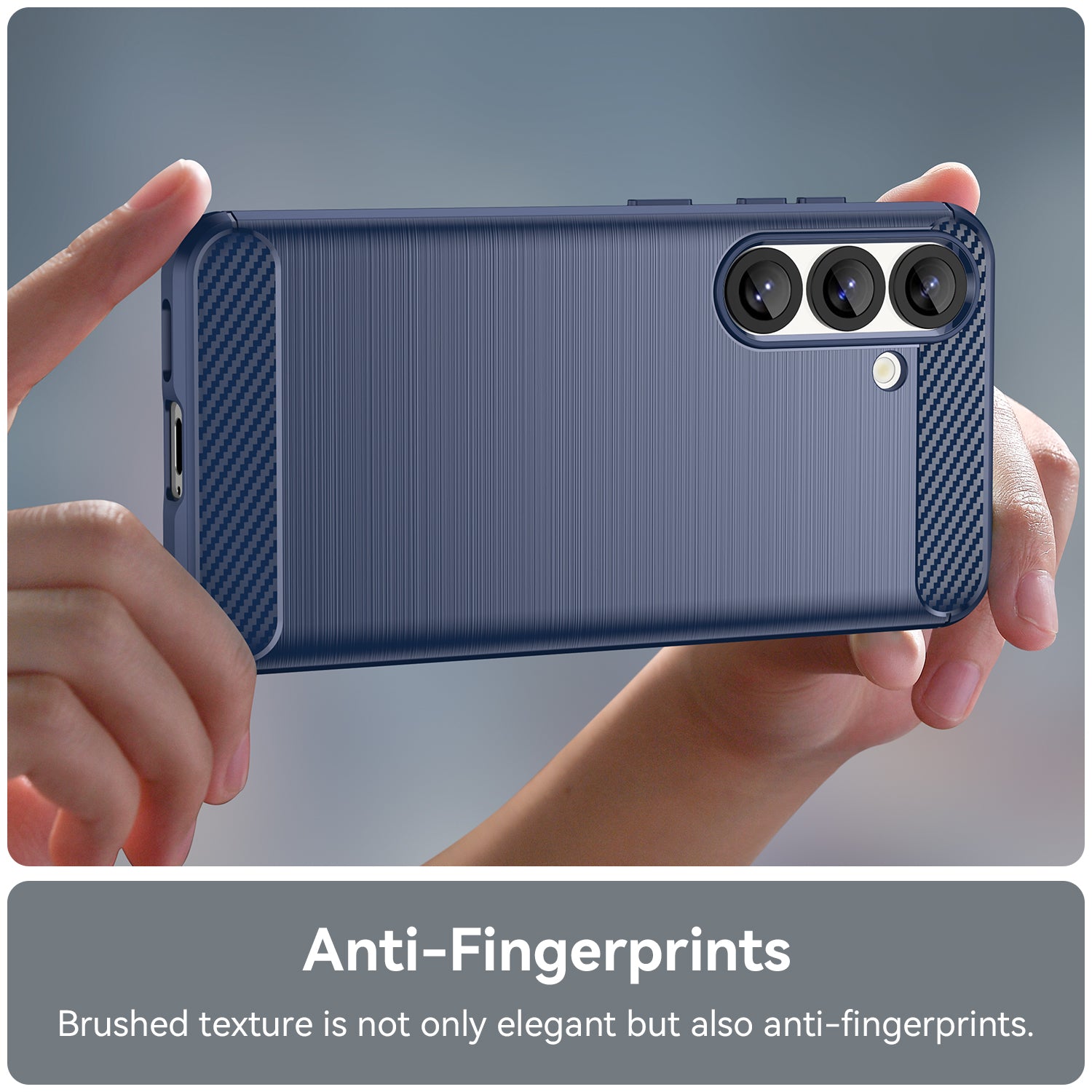 Galaxy S25 Carbon Fibre Case [Navy]