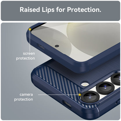 Galaxy S25 Carbon Fibre Case [Navy]