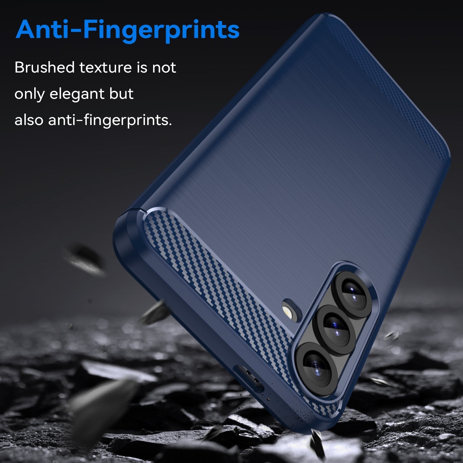 Galaxy S25 Plus Carbon Fibre Case [Navy]
