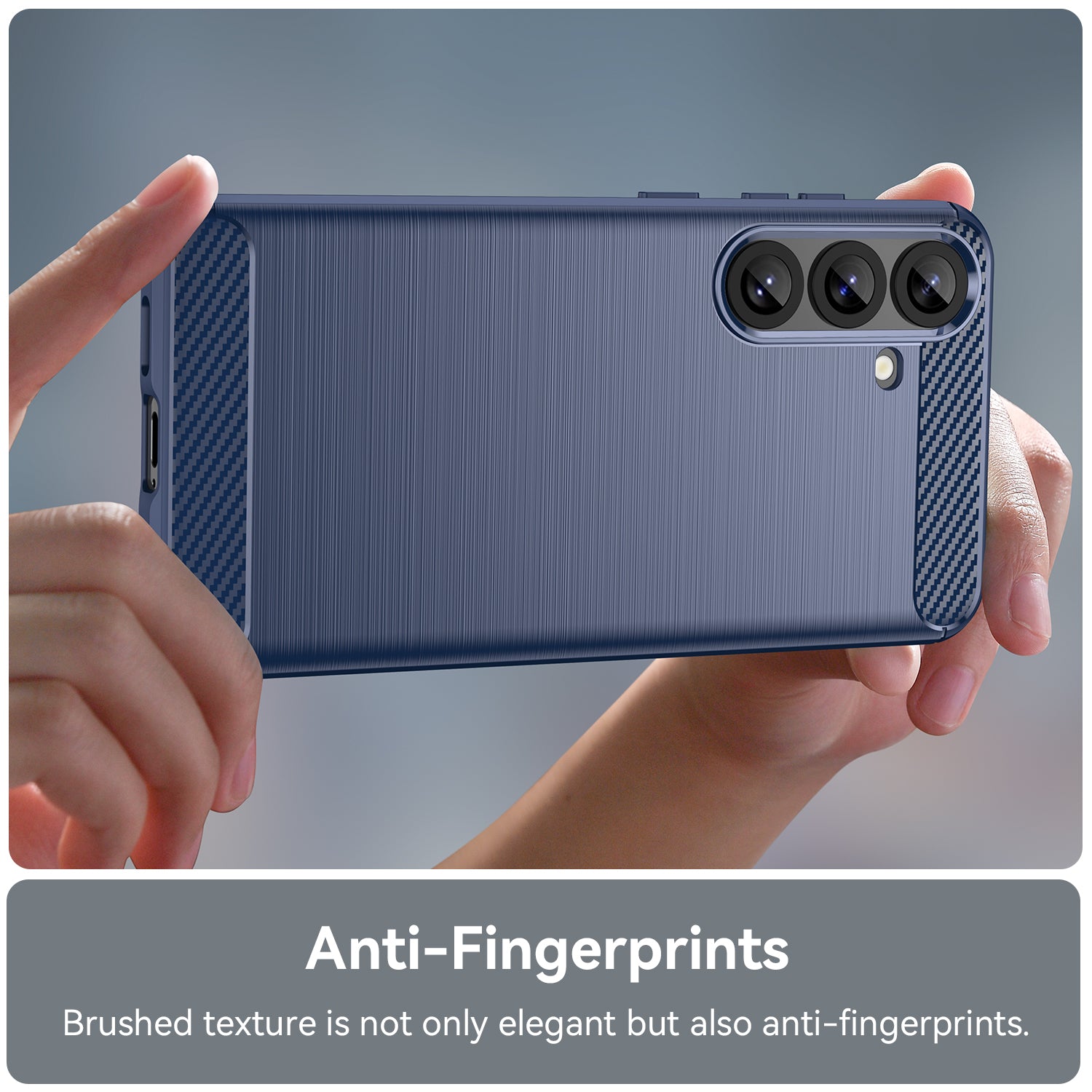 Galaxy S25 Plus Carbon Fibre Case [Navy]