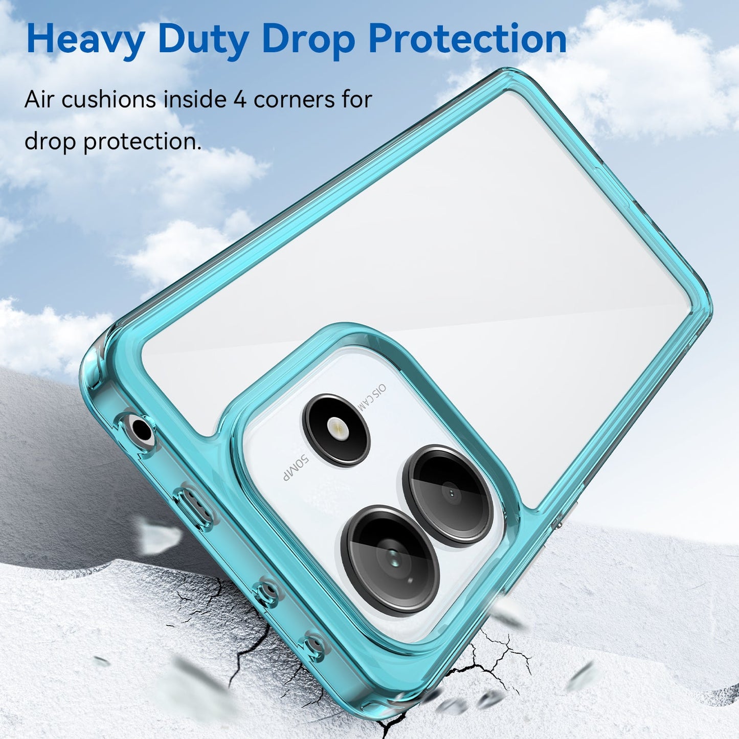 Xiaomi Redmi Note 14 5G Soft Gel Case [Clear Blue]