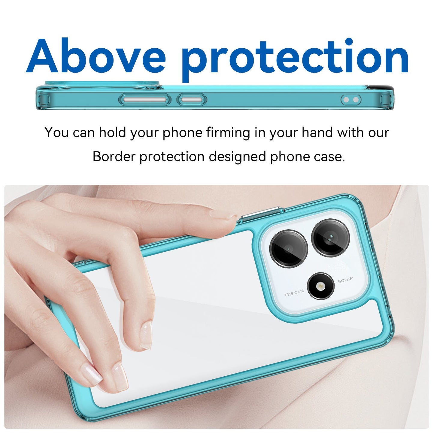 Xiaomi Redmi Note 14 5G Soft Gel Case [Clear Blue]