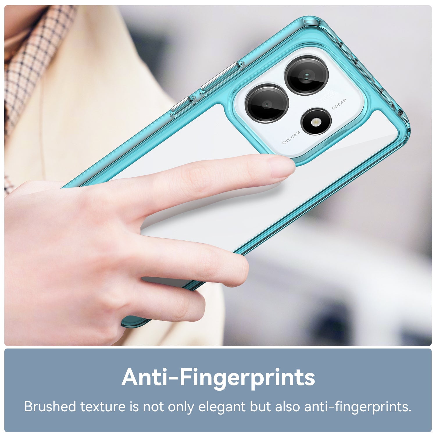 Xiaomi Redmi Note 14 5G Soft Gel Case [Clear Blue]