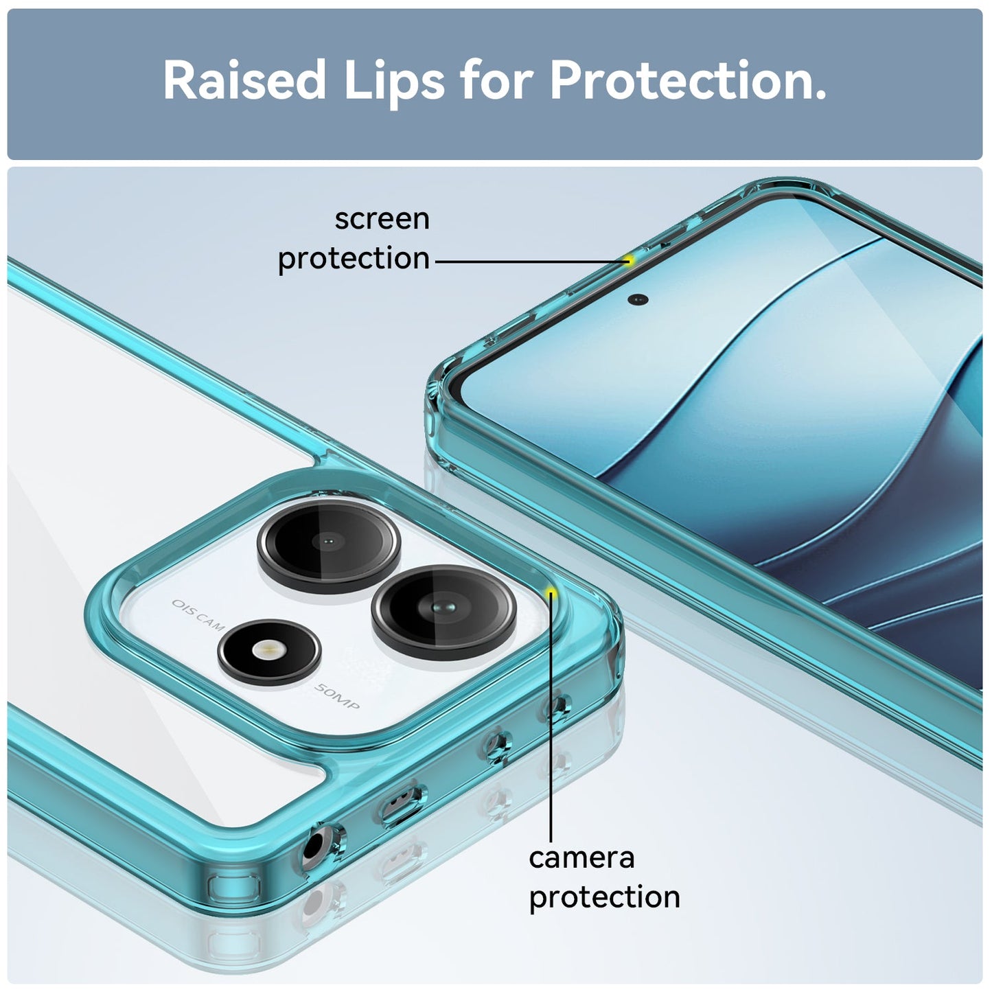 Xiaomi Redmi Note 14 5G Soft Gel Case [Clear Blue]