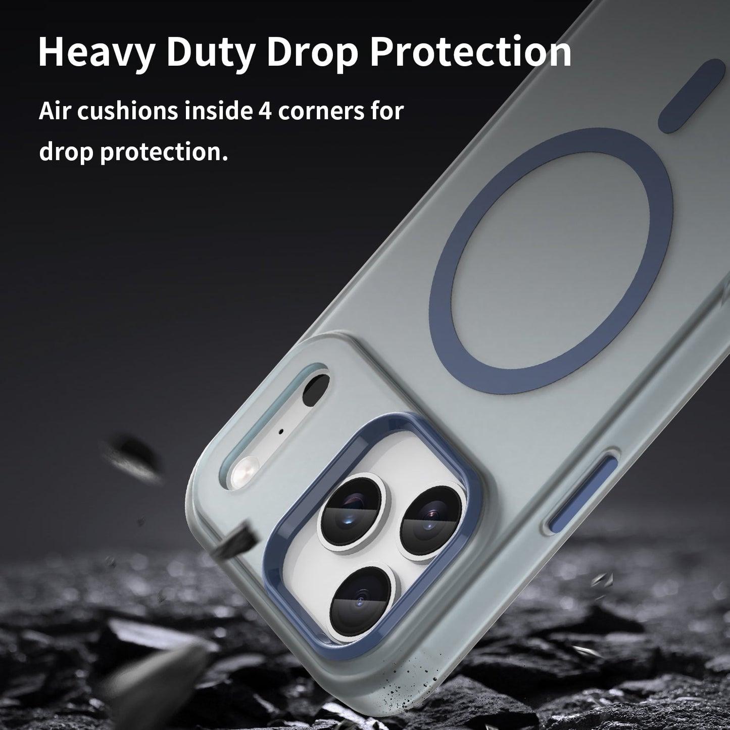 Iphone 17 Pro Max Magsafe Soft Matte Case [Navy]