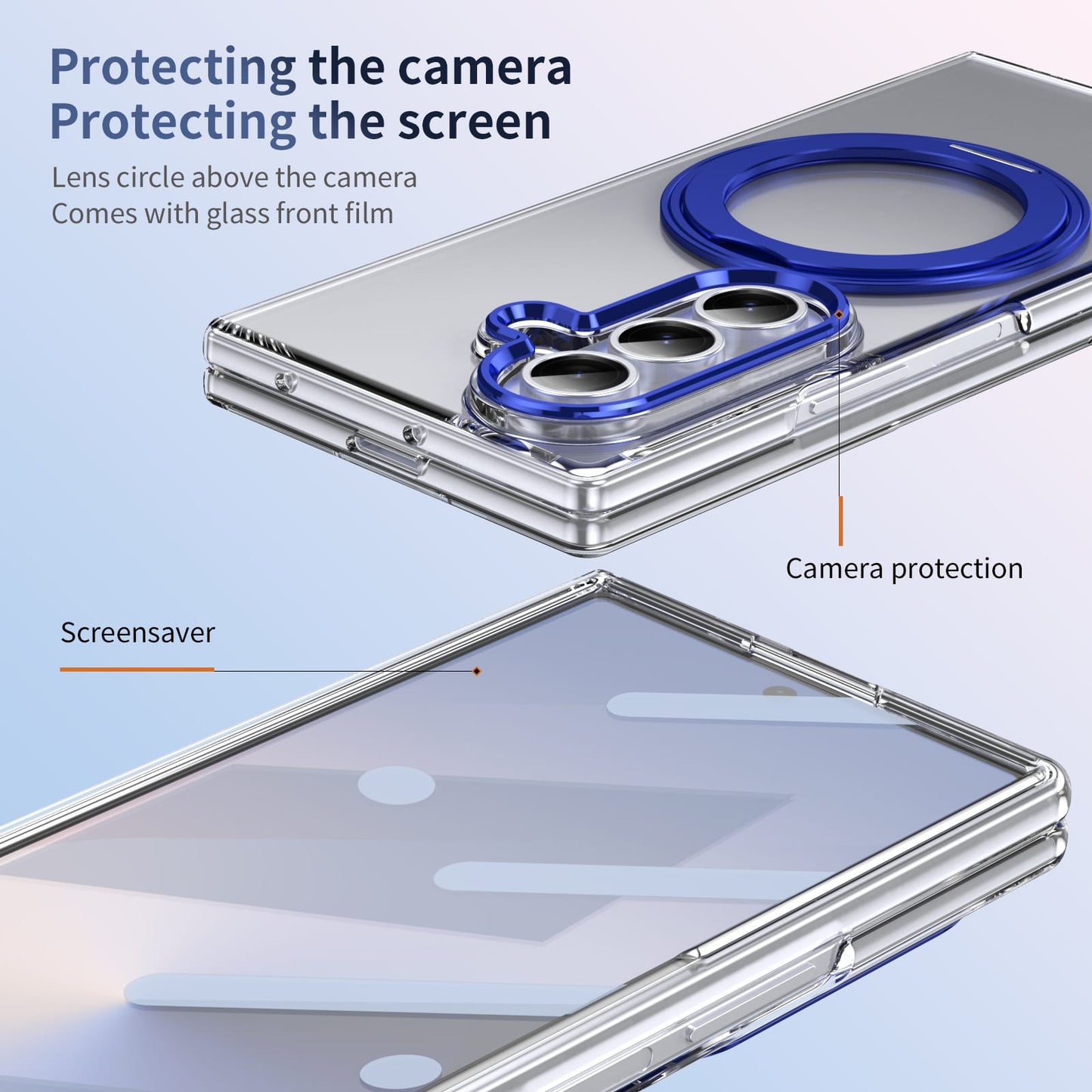Galaxy Z Fold 7 Magsafe Stand Case [Blue]