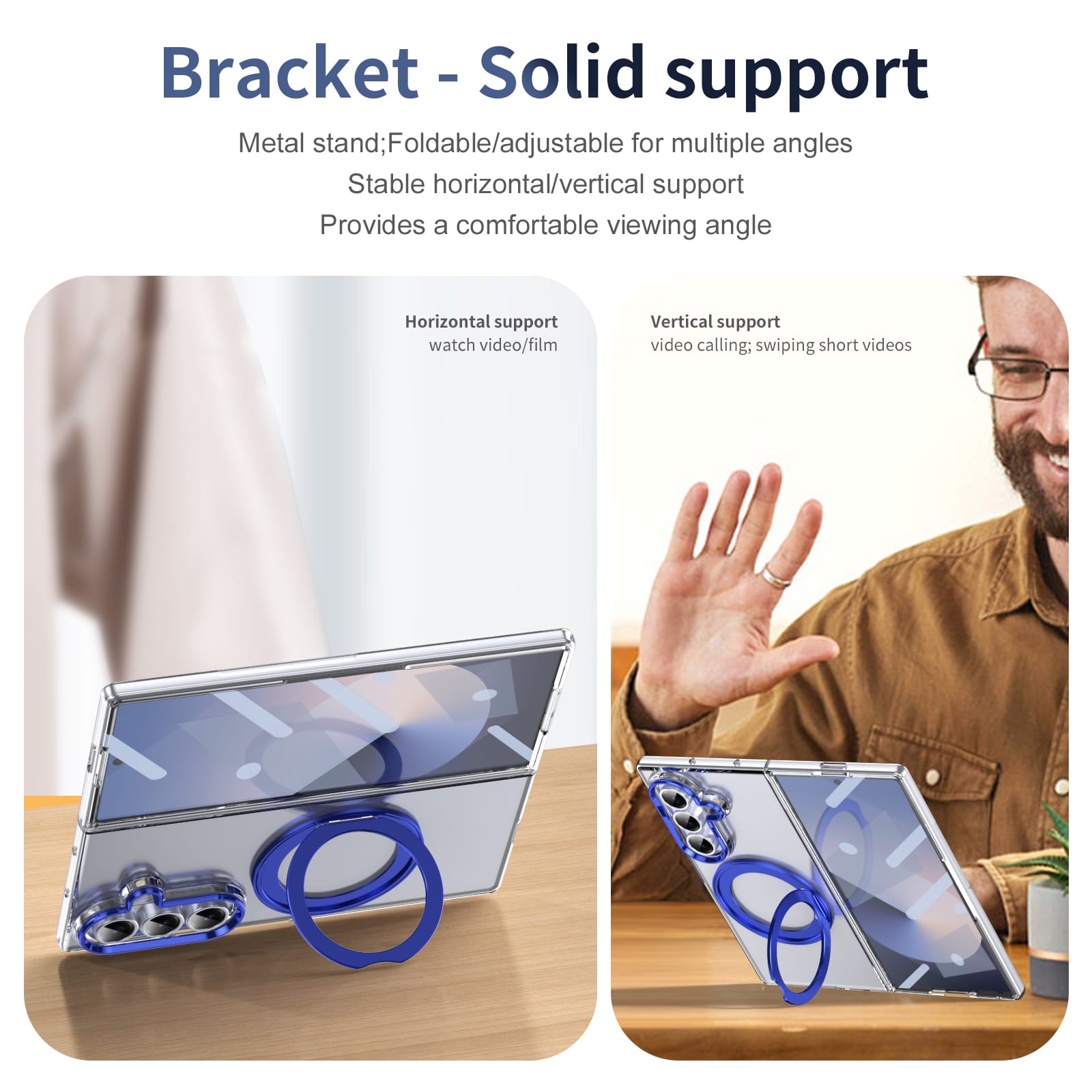 Galaxy Z Fold 7 Magsafe Stand Case [Blue]