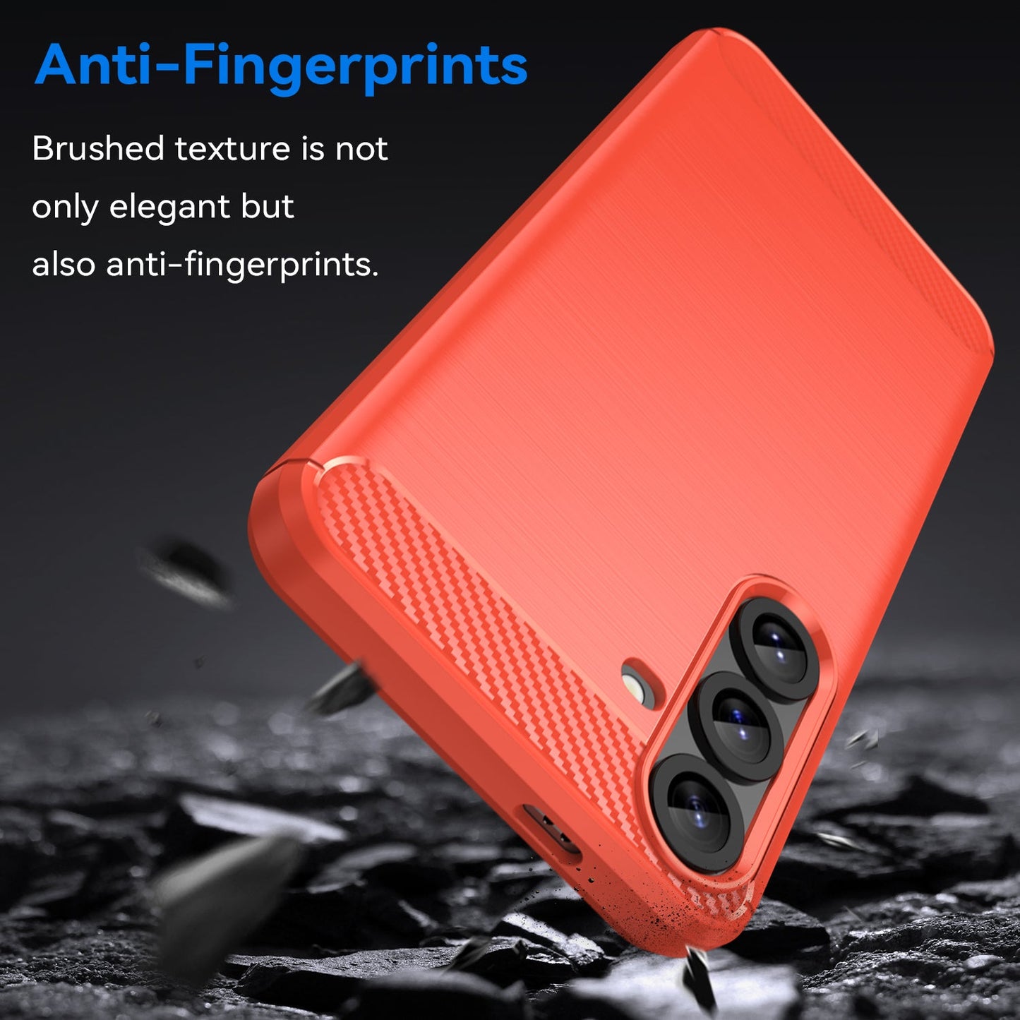 Galaxy S25 Plus Carbon Fibre Case [Red]