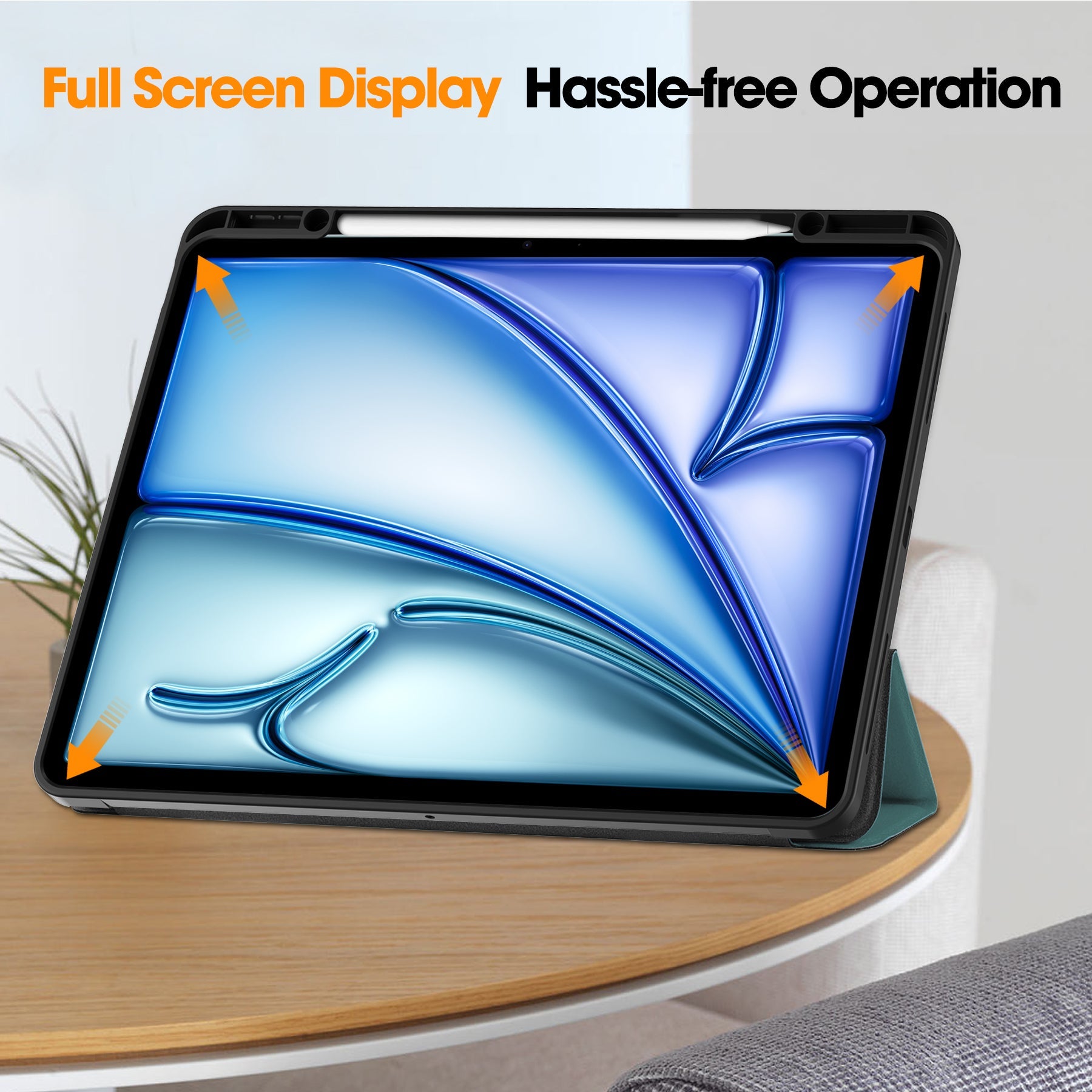 Ipad Air 13" (M3, 2025) Pen Holder Case [Teal]