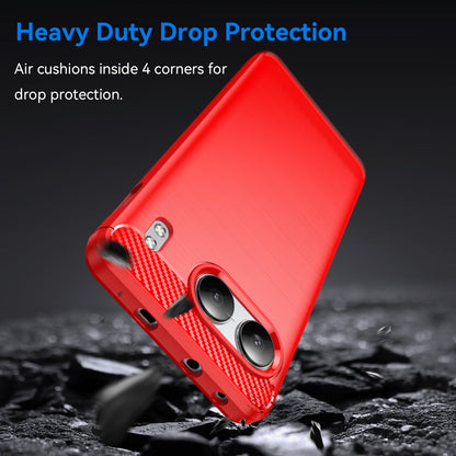 Oneplus Nord 4 Carbon Fibre Case [Red]