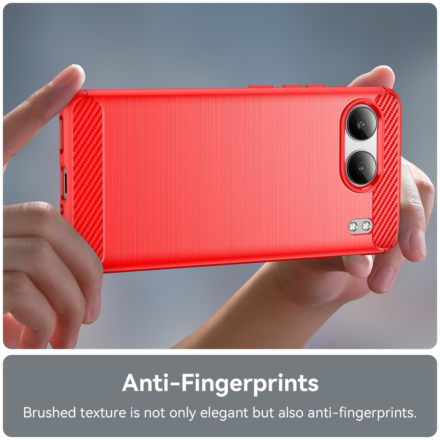 Oneplus Nord 4 Carbon Fibre Case [Red]
