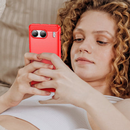Oneplus Nord 4 Carbon Fibre Case [Red]