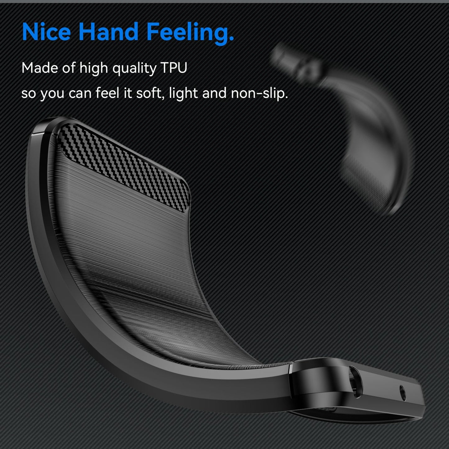 Xiaomi Redmi 13C 4G Carbon Fibre Case [Black]