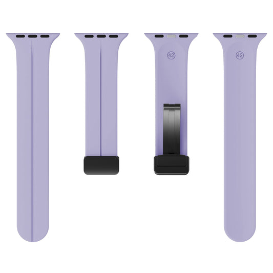 Magnetic Silicone Band for Apple Watch 38mm/40mm/41mm/42mm [Lavender Purple]