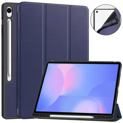 Tab S10Fe Plus Tri-Fold Pen Holder Case [Navy]