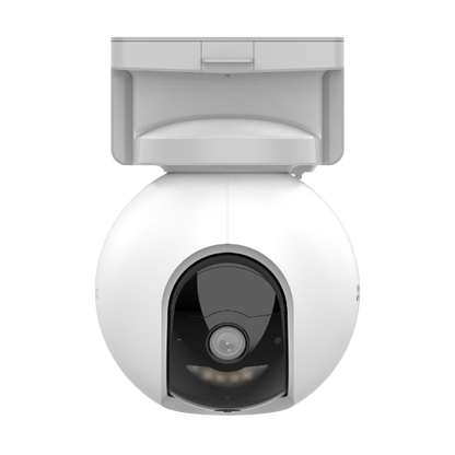 EZVIZ 4K 8MP Outdoor Wifi PT Security Camera. 10400mAh Battery 1/3” Progressive Scan CMOS, 4mm Lens. IR 30m, 3D DNR, Digital WDR, Pan: 340, Tilt: