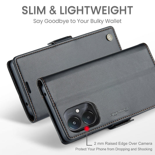 Xiaomi Poco C65 Pu Wallet Case [Black]