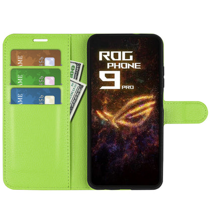 Asus Rog Phone 9 Pro Pu Wallet Case [Green]
