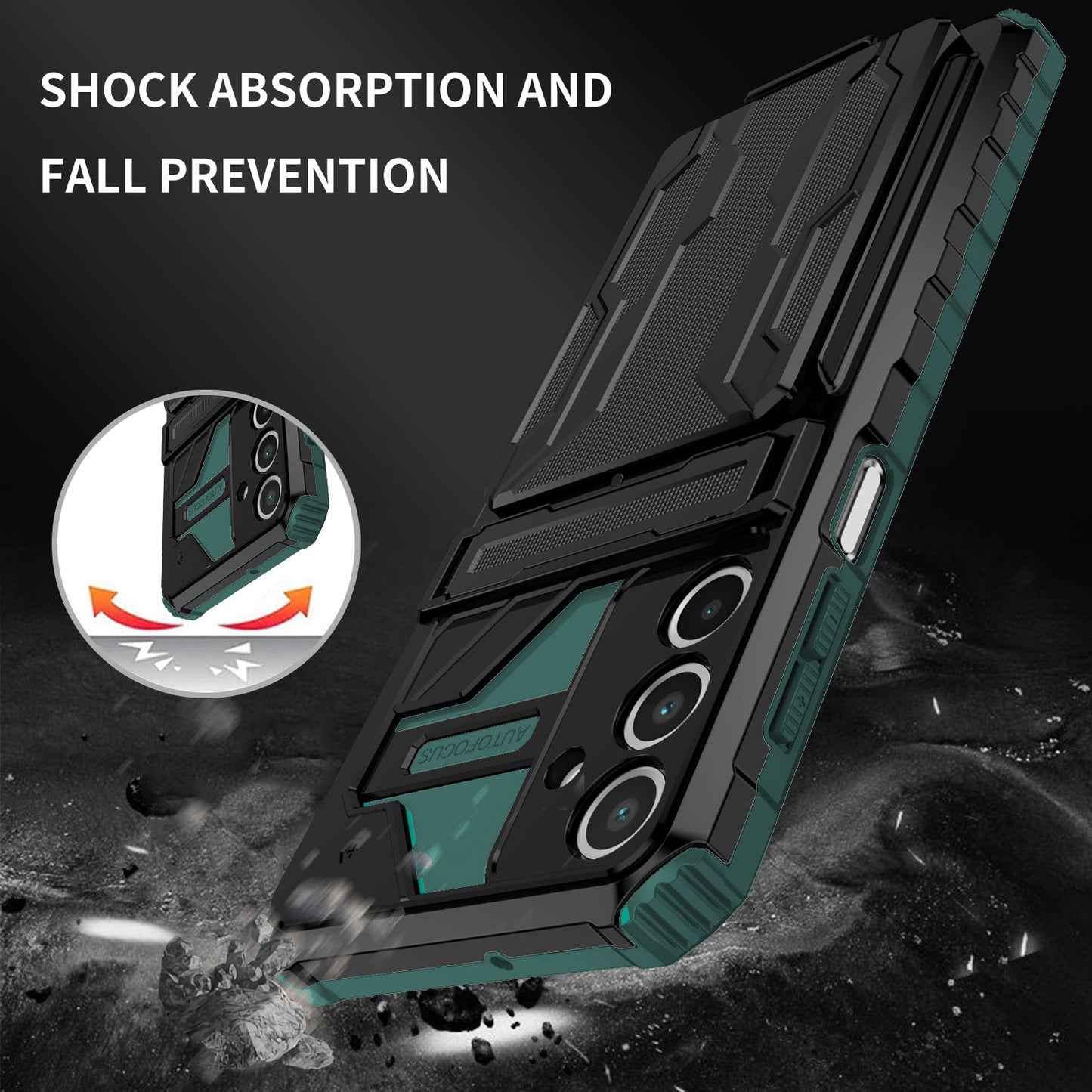 Galaxy A16 5G Kickstand Heavy Duty Case [Teal]