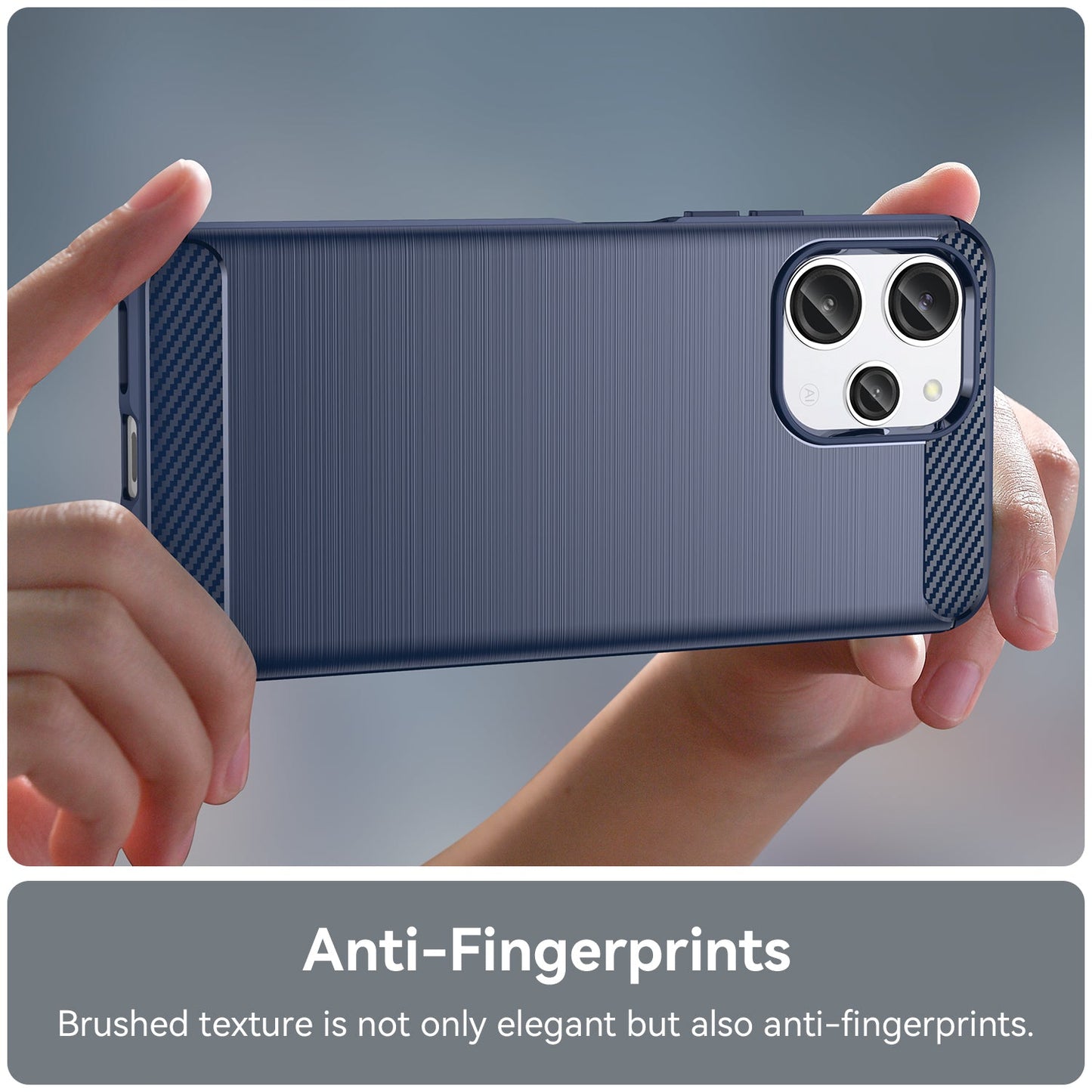 Xiaomi Redmi 12 5G Carbon Fibre Case [Navy]