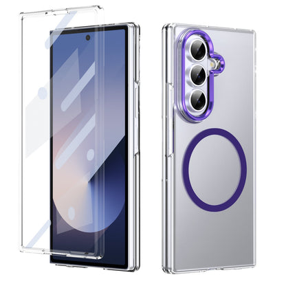 Galaxy Z Fold 7 Clear Magsafe Case [Purple]