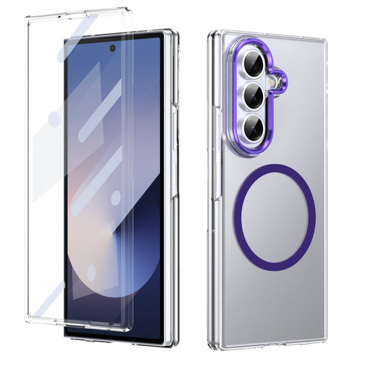 Galaxy Z Fold 7 Clear Magsafe Case [Purple]