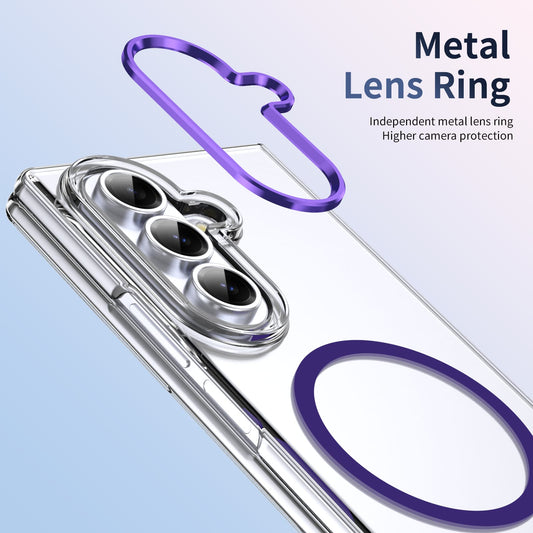 Galaxy Z Fold 7 Clear Magsafe Case [Purple]