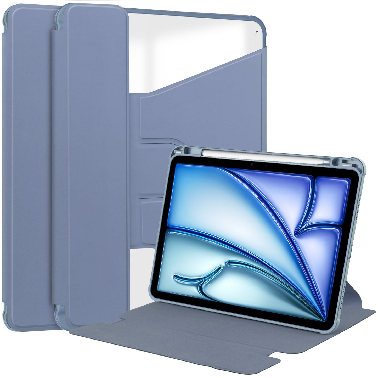 Ipad Air 11" (2026-2020 M4/m3/m2/5th/4th) Rotating Acrylic Case [Lavender]