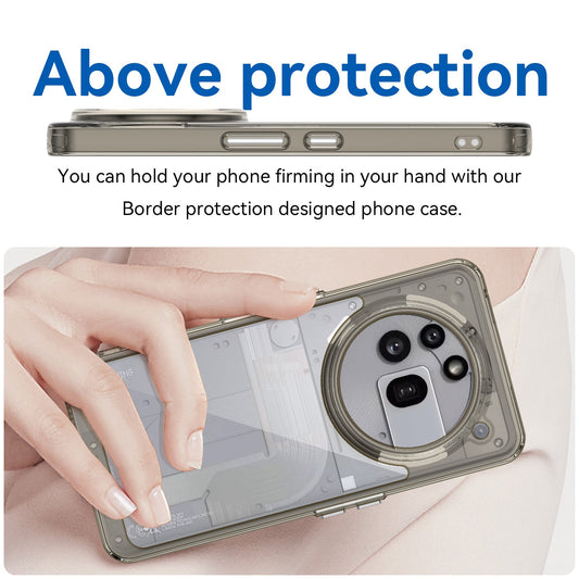 Nothing Phone (3A) Pro Soft Gel Case [Clear Grey]
