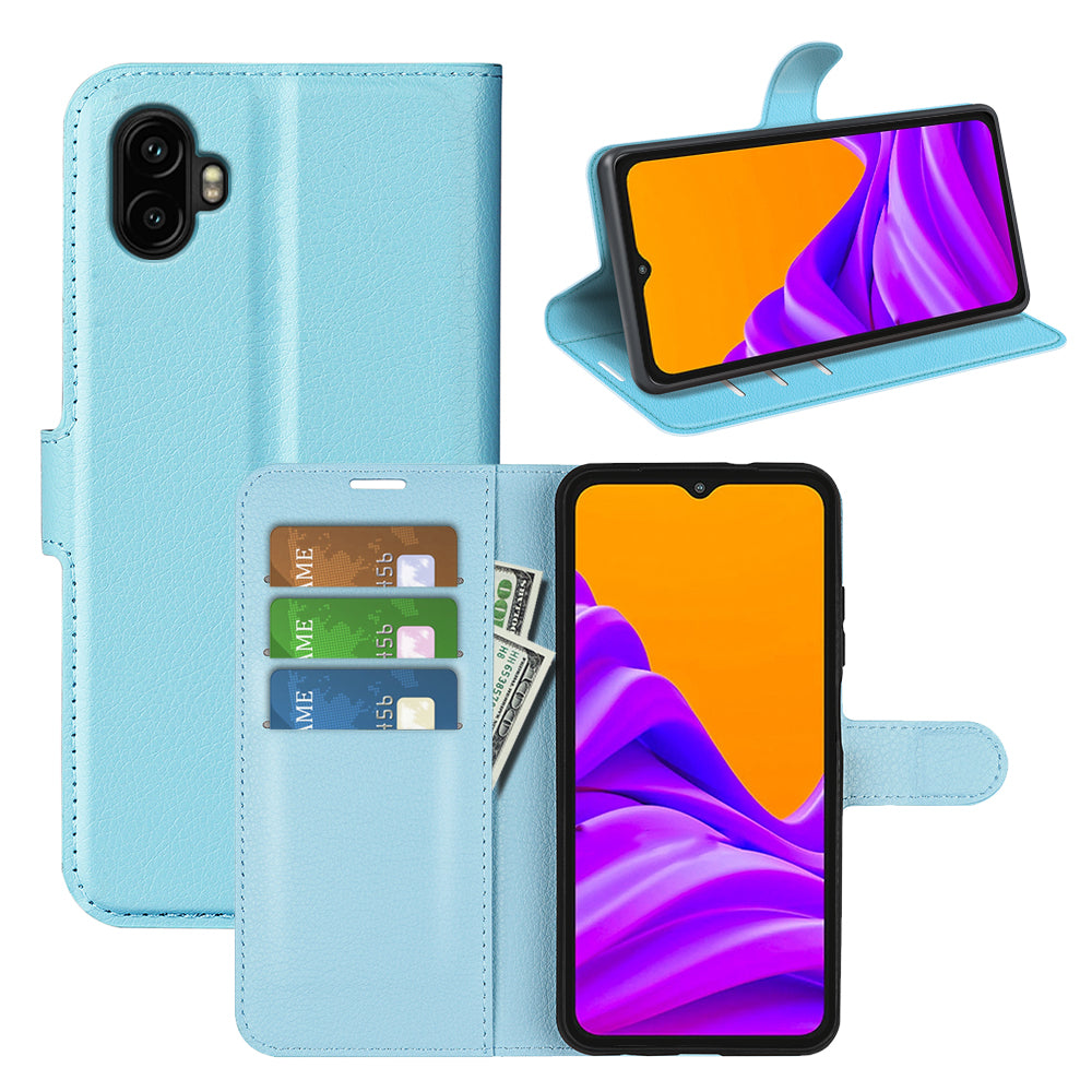 Galaxy Xcover 7 Pro Pu Wallet Case [Lightblue]