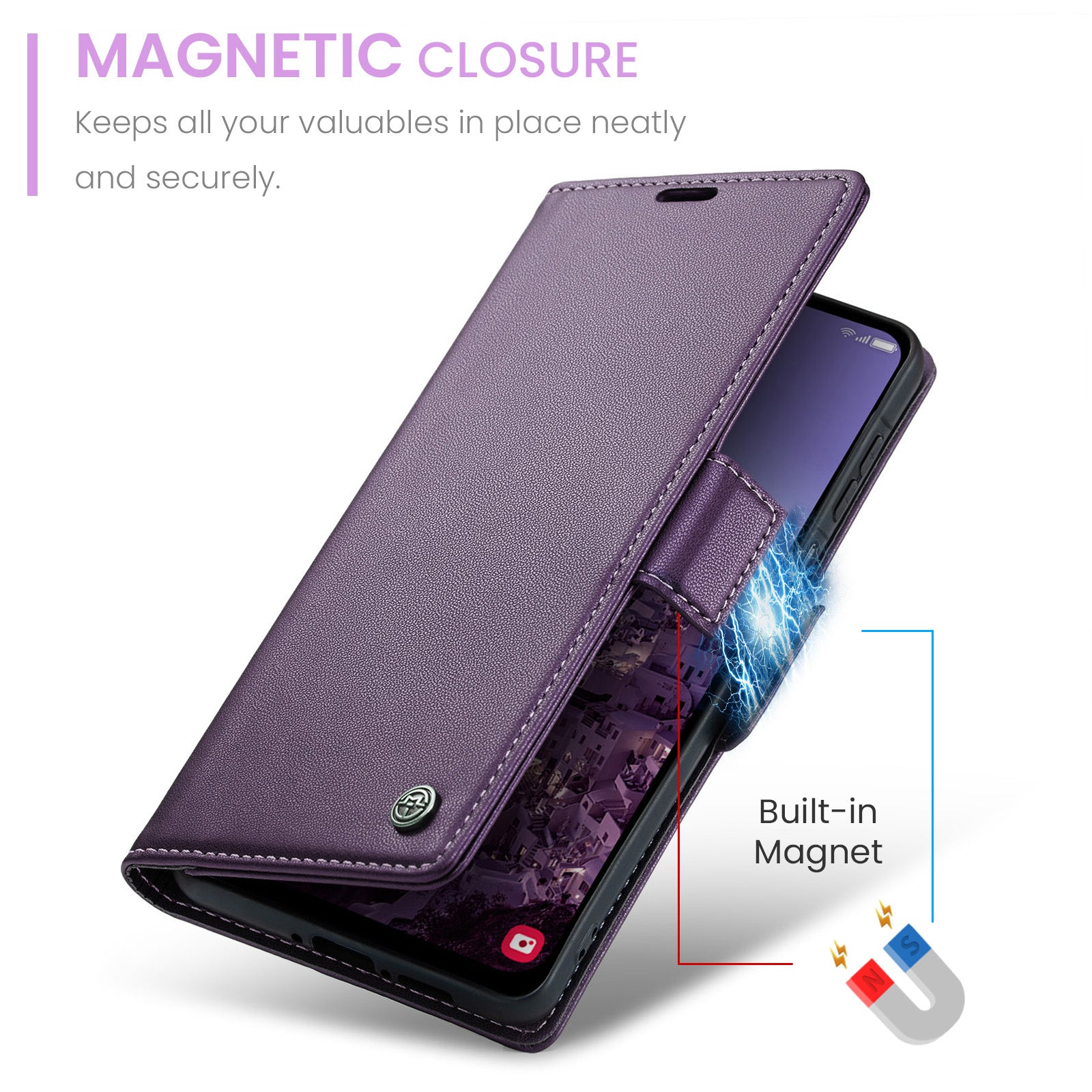 Galaxy A26 5G Pu Wallet Case [Purple]