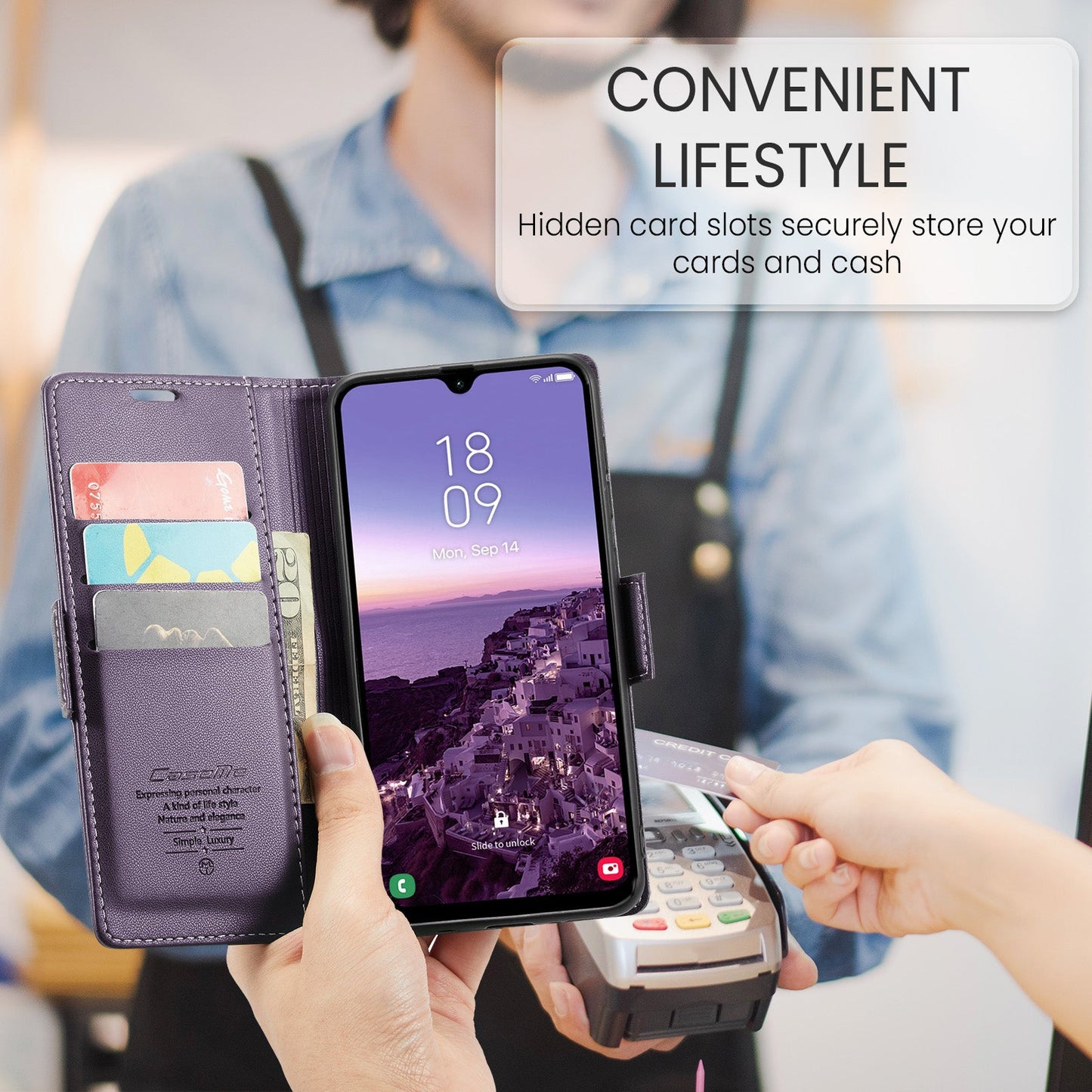 Galaxy A26 5G Pu Wallet Case [Purple]