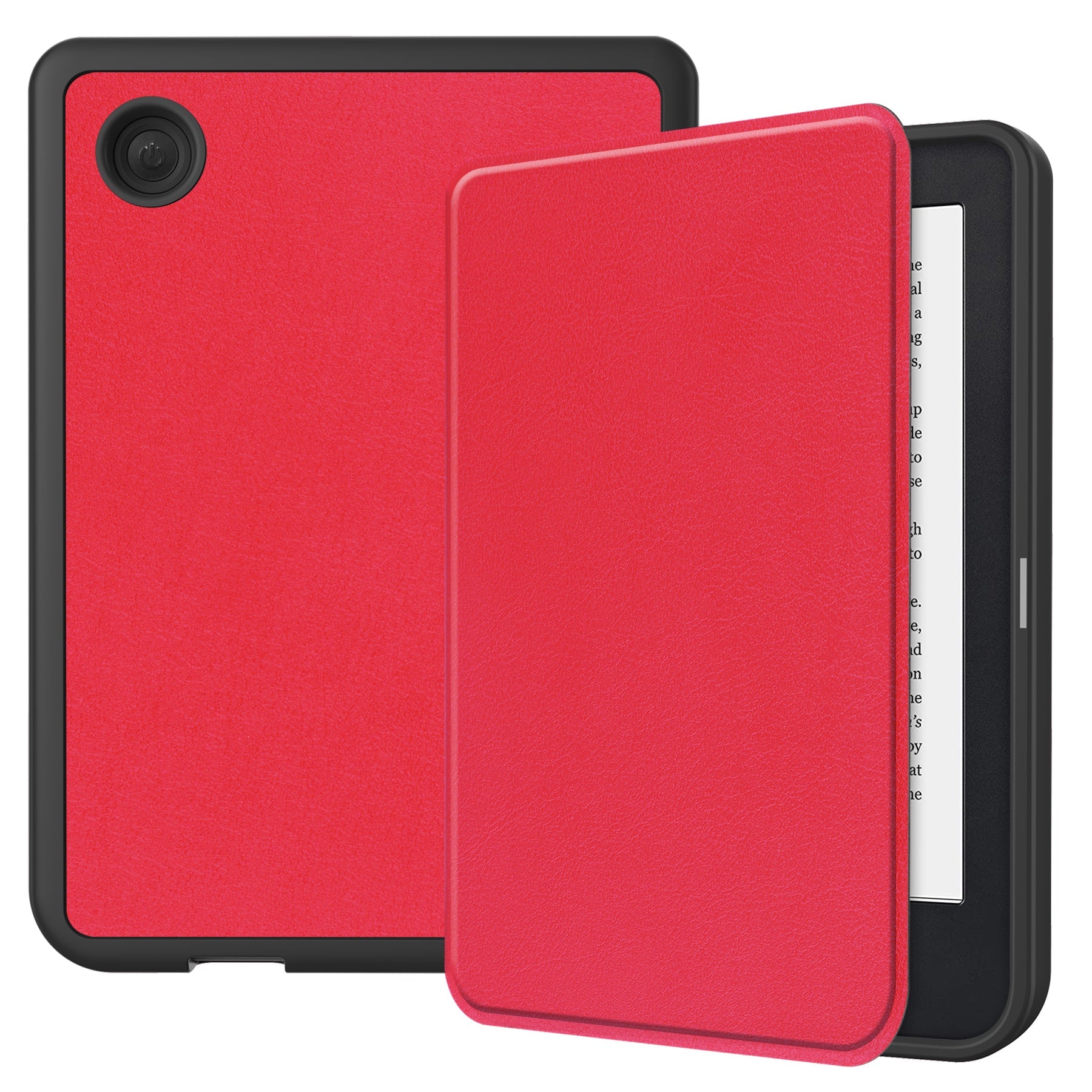 Kobo Clara 2e Folio Pu Leather Case [Red]