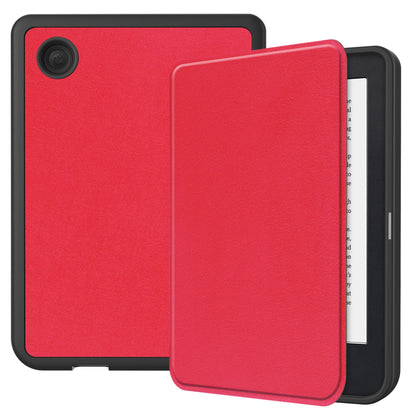Kobo Clara 2e Folio Pu Leather Case [Red]