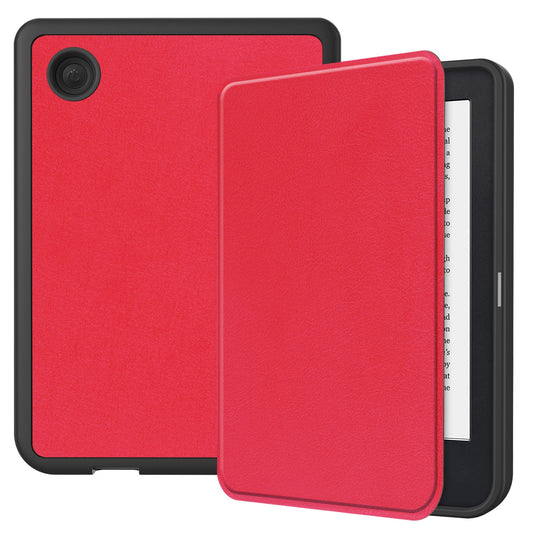 Kobo Clara 2e Folio Pu Leather Case [Red]