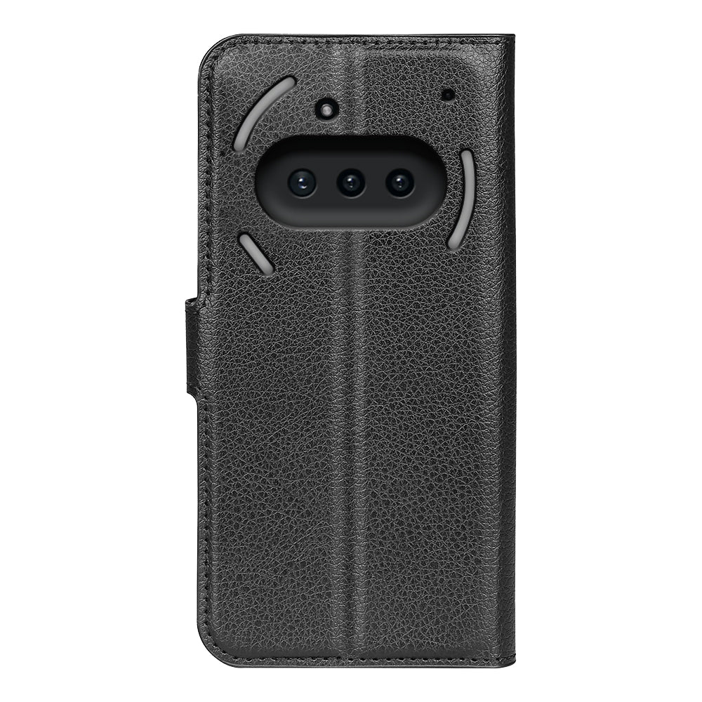 Nothing Phone (3a) Pu Wallet Case [Black]