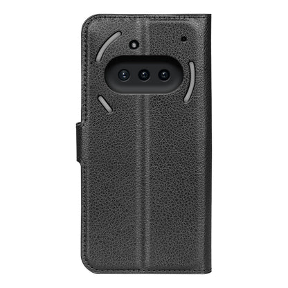 Nothing Phone (3a) Pu Wallet Case [Black]