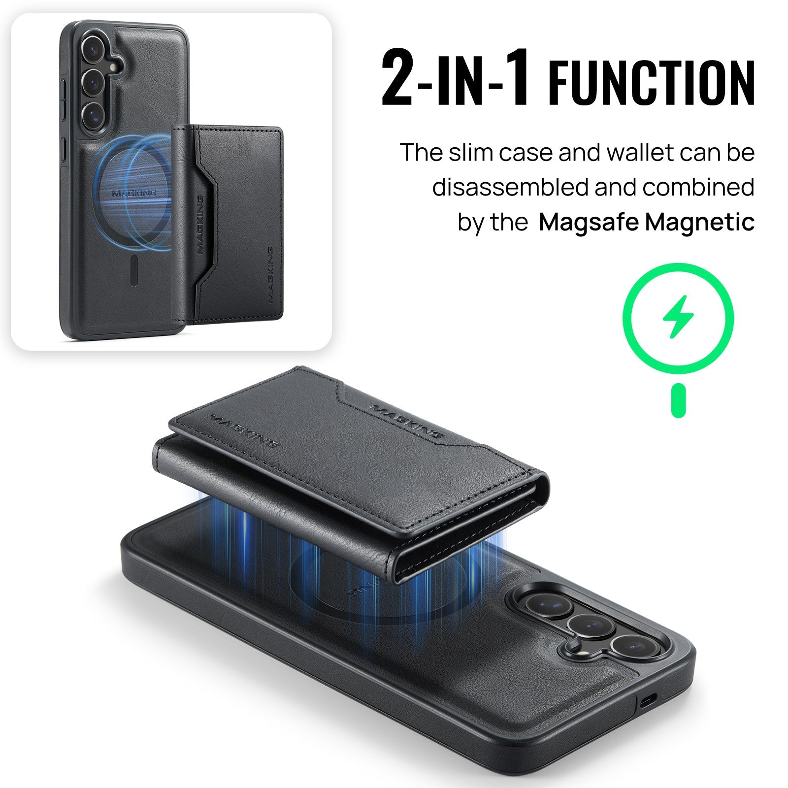 Galaxy S25 Magsafe Wallet [Black]