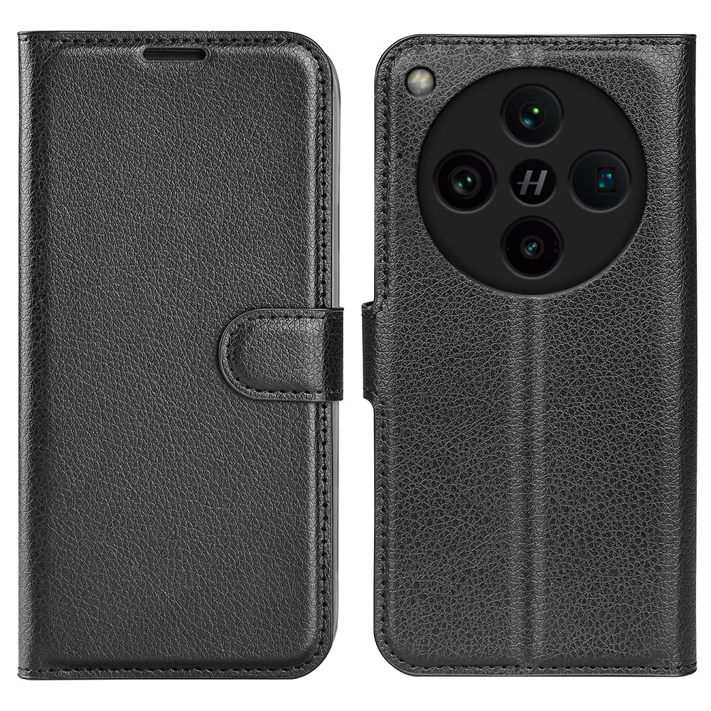 Oppo Find X8 Pro Pu Wallet Case [Black]