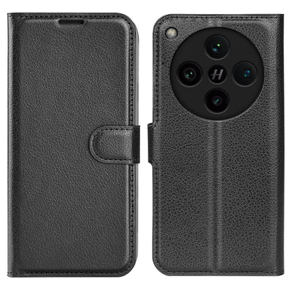 Oppo Find X8 Pro Pu Wallet Case [Black]