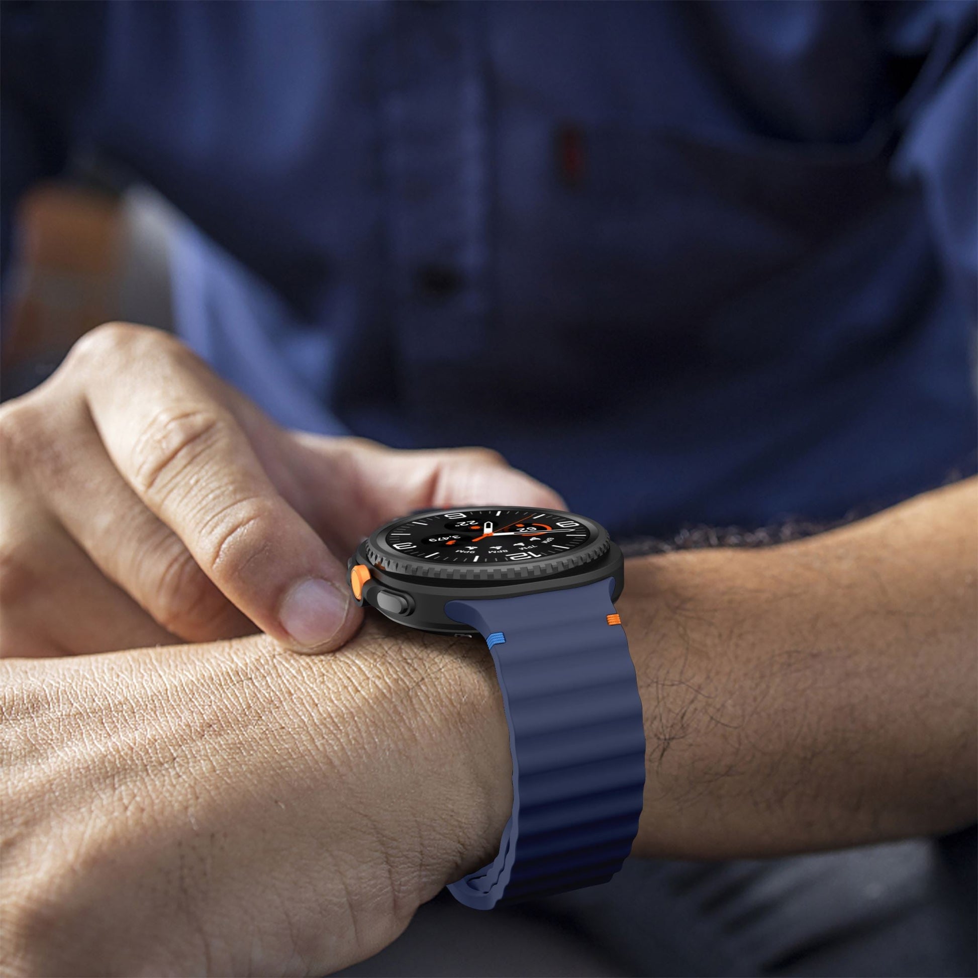 Samsung Galaxy Watch 8 Silicone Strap [Navy]
