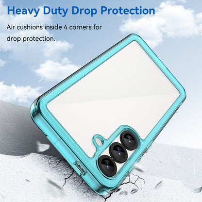 Galaxy S25 Soft Gel Bumper Case [Clear Blue]