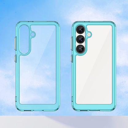 Galaxy S25 Soft Gel Bumper Case [Clear Blue]