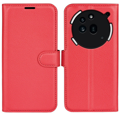 Nothing Phone (3A) Pro Pu Wallet Case [ Red ]