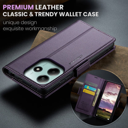 Xiaomi Redmi Note 14 5G Pu Wallet Case [Purple]