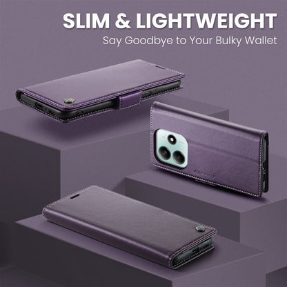Xiaomi Redmi Note 14 5G Pu Wallet Case [Purple]