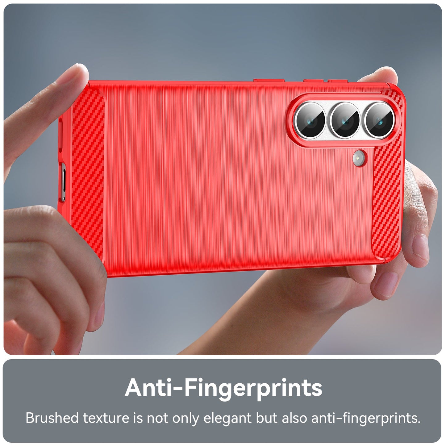 Galaxy S26 Carbon Fibre Case [Red]