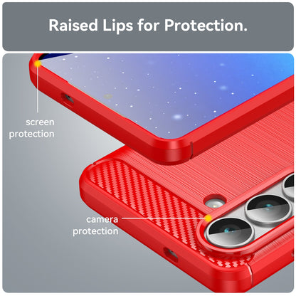 Galaxy S26 Carbon Fibre Case [Red]