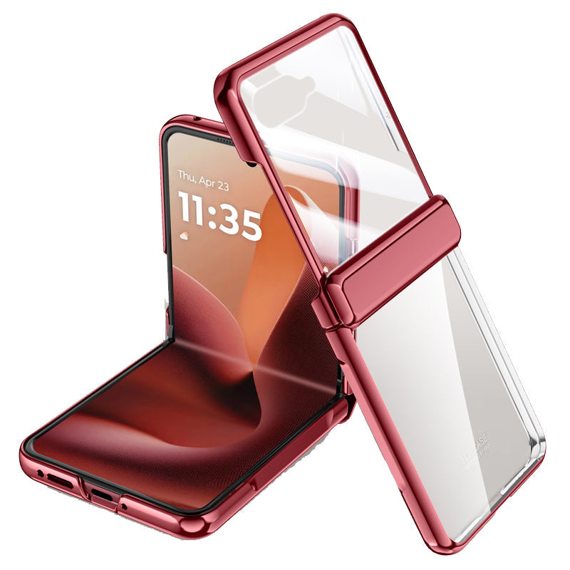 Razr 60 Ultra Electroplated Hinge Case [Red]