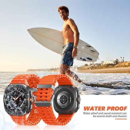 Samsung Galaxy Watch Ultra 47mm Silicone Strap [Orange]